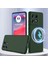 Motorola Edge 50 Pro 5g Kılıf Magsafe Anti-Düşme Sıvı Silikon Telefon Kılıfı ile Uyumludur - Kordonlu - Koyu Yeşil (Yurt Dışından) 2