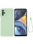 Motorola Moto G22/MOTO E32S 4g Sıvı Silikon Kılıf Yumuşak Çizilmez Mikrofiber Astar Darbeye Dayanıklı Koruyucu Kılıf Kayışlı-Yeşil (Yurt Dışından) 1