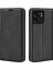 Motorola Edge 40 5g Pu Deri Cilt Dokunuşlu Cüzdan Standlı Telefon Kılıfı Için Manyetik Otomatik Emici Flip Kılıf-Siyah (Yurt Dışından) 1