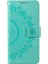 Motorola Moto G73 5g Baskılı Mandala Çiçek Desenli Telefon Kılıfı Cüzdan Standı Telefon Kılıfı Kabuk-Yeşil (Yurt Dışından) 3