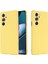 Motorola Edge 30 Pro (Motorola Edge+ (2022)) Için Düşmeye Karşı Sıvı Silikon Telefon Kılıfı Yumuşak Mikrofiber Astar Yastık Çizilmeye Karşı Koruyucu Kılıf-Sarı (Yurt Dışından) 2