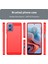 Motorola Moto G45 5G/G34 5g Fırçalanmış Tpu Kılıf Karbon Fiber Doku Telefon Kılıfı-Kırmızı (Yurt Dışından) 3