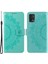 Motorola Moto G72 4g Darbeye Dayanıklı Telefon Kılıfı Baskılı Mandala Çiçek Desenli Telefon Standı Kılıfı Cüzdan-Yeşil (Yurt Dışından) 1