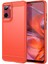 Motorola Moto E15 4G/G05 4g Kılıf Koruyucu Telefon Kılıfı Karbon Fiber Doku Fırçalanmış-Kırmızı (Yurt Dışından) 1