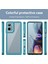 Motorola Moto E15 4G/G05 4g Kılıf Tpu+Akrilik Koruyucu Şeffaf Telefon Kılıfı-Şeffaf Mavi (Yurt Dışından) 4