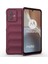 Motorola Moto G54 5g Tpu Kılıf Düşmeye Dayanıklı Sağlam Telefon Arka Kapağı-Şarap Kırmızısı (Yurt Dışından) 1
