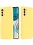 Motorola Moto G52 4G/G82 5g Darbeye Dayanıklı Sıvı Silikon Telefon Kılıfı Yumuşak Mikrofiber Astar Yastık Koruyucu Tampon Kapak-Sarı (Yurt Dışından) 2