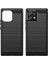 Motorola Moto X40 5G/EDGE+(2023)/EDGE 40 Pro 5g Düşme Koruması Karbon Fiber Doku Tpu Koruyucu Telefon Kılıfı Fırçalanmış Cep Telefonu Kılıfı-Siyah (Yurt Dışından) 3