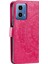Motorola Moto G45 5G/G34 5g Telefon Kılıfı Mandala Çiçek Standı Pu Deri Kılıf Cüzdan-Gül (Yurt Dışından) 5