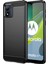 Motorola Moto E13 4g Için Düşmeye Karşı Telefon Kılıfı, Fırçalanmış Karbon Fiber Dokulu Telefon Kabuğu Cep Telefonu Kapağı-Siyah (Yurt Dışından) 1