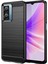 Oppo A57 4G/5G/A57S 4G/A77 5G/K10 5g/realme V23 4g/narzo 50 5G/Q5I Iyi Korunmuş Fırçalanmış Yüzey Tpu Cep Telefonu Kılıfı Karbon Fiber Doku Düşmeye Karşı -Siyah (Yurt Dışından) 1
