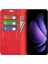 Oppo RENO13 F 5g Kılıf Cilt Dokunmatik Deri Cüzdan Telefon Kılıfı-Kırmızı (Yurt Dışından) 3
