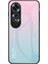 Oppo A60 4g Kılıf Temperli Cam + Pc + Tpu Telefon Kılıfı - Degrade Pembe Mavi (Yurt Dışından) 1
