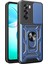 Oppo RENO12 Pro 5g (Global) Kılıf Kayar Kamera Kapağı Pc + Tpu Destekli Telefon Kılıfı - Mavi (Yurt Dışından) 1