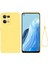 Oppo Reno7 4G/F21 Pro 4g Için Sıvı Silikon Telefon Kılıfı, Kalınlaştırıcı Tasarım Yumuşak Mikrofiber Astar Yastık Çizilmez Koruyucu Kılıf-Sarı (Yurt Dışından) 1