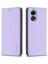 Bınfen Color BF18 Oppo A78 4g Manyetik Deri Telefon Kılıfı Kart Tutucu Stand Tam Koruma Kılıfı-Mor (Yurt Dışından) 1