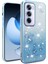 Kadem Oppo RENO12 Pro 5g (Küresel) Kılıf Çiçek Tpu Esnek Degrade Telefon Kılıfı-Mavi (Yurt Dışından) 1