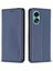 Bınfen Color BF18 Oppo A78 4g Manyetik Deri Telefon Kılıfı Kart Tutucu Stand Tam Koruma Kılıfı-Mavi (Yurt Dışından) 1