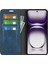 Oppo RENO12 Pro 5g (Global) Kılıf Cilt Dokunuşlu Deri Cüzdan Telefon Kılıfı-Mavi (Yurt Dışından) 3