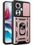 Oppo RENO11 F 5g Kılıf Kayar Kamera Kapağı Pc+Tpu Kickstand Telefon Koruyucu-Gül Altını (Yurt Dışından) 1