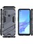Oppo A53 4g-Gri Için Kickstandlı Darbeye Dayanıklı Pc+Tpu Hibrit Telefon Kılıfı (Yurt Dışından) 4