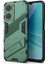 Oppo A57 4G/A57S 4g Combo Pc+Tpu Arka Kılıf Eller Serbest Destekli Şok Emici Kılıf-Yeşil (Yurt Dışından) 1