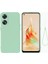 Oppo Reno8 T 4g Için Telefon Kılıfı, Kayışlı Sıvı Silikon Yumuşak Astarlı Darbeye Dayanıklı Akıllı Telefon Kılıfı-Yeşil (Yurt Dışından) 1
