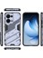 Oppo RENO13 5g (Global) Kılıf Pc + Tpu Darbeye Dayanıklı Telefon Kılıfı Kickstand Ile-Gri (Yurt Dışından) 5