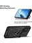 Oppo Reno7 5g (Global) Koruyucu Kılıf Halka Manyetik Ayak Pc + Tpu Çift Katmanlı Şok Emici Telefon Koruyucu Kamera Çizilmez Kayar Kapak-Mavi (Yurt Dışından) 5