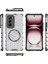 Oppo RENO12 Pro 5g (Küresel) Manyetik Kılıf Petek Dokulu Çift Katmanlı Tpu+Pc Telefon Kılıfı-Şeffaf (Yurt Dışından) 5