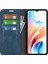 Oppo A38 4g Telefon Kılıfı Pu Deri Cüzdan Standı Düşmeye Karşı Cilt Dokunma Hissi Kapak-Mavi (Yurt Dışından) 2