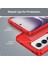 Oppo RENO12 5g(Global)Kılıf Karbon Fiber Doku Fırçalanmış Tpu Telefon Kılıfı-Kırmızı (Yurt Dışından) 5