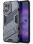 Oppo Find X5 Pro Darbeye Dayanıklı Düşmeye Karşı Destekli Ayak Fonksiyonu Sert Pc + Yumuşak Tpu Cep Telefonu Kılıfı Kapağı-Gri (Yurt Dışından) 3