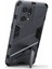 Oppo Find X5 Pro Darbeye Dayanıklı Düşmeye Karşı Destekli Ayak Fonksiyonu Sert Pc + Yumuşak Tpu Cep Telefonu Kılıfı Kapağı-Gri (Yurt Dışından) 4