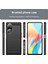 Oppo A1 5G/A98 5G/F23 5g Yumuşak Tpu Telefon Kılıfı Karbon Fiber Doku Fırçalanmış Telefon Kılıfı-Siyah (Yurt Dışından) 3