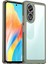 Oppo A58 4g Kılıf Tpu+Akrilik Darbeye Dayanıklı Düşmeye Karşı Koruyucu Telefon Kılıfı-Şeffaf Gri (Yurt Dışından) 1