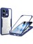 Oppo RENO13 5g (Global) Kılıf Akrilik + Tpu Şeffaf Telefon Kılıfı Pet Ekran Filmi ile - Mavi (Yurt Dışından) 1