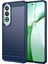 Oppo K12 Tpu Kılıf Çizilmez Karbon Fiber Doku Ekleme Telefon Kılıfı-Mavi (Yurt Dışından) 1