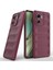 Motorola Edge 40 5g Darbeye Dayanıklı Sağlam Telefon Kılıfı Için Tpu Telefon Kılıfı-Şarap Kırmızısı (Yurt Dışından) 2