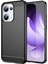 Oppo RENO13 5g(Global)Kılıf Koruyucu Telefon Kapağı Karbon Fiber Doku Fırçalanmış-Siyah (Yurt Dışından) 1