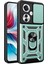 Oppo RENO11 F 5g Kılıf Sürgülü Kamera Kapağı Pc+Tpu Kickstand Telefon Koruyucu-Yeşil (Yurt Dışından) 1