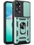 Oppo A60 4g Kılıf Kayar Kamera Kapağı Pc + Tpu Kickstand Telefon Kılıfı-Yeşil (Yurt Dışından) 1