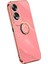 Xınlı Oppo A60 4g Kılıf Kickstand Galvanik Altın Kenar Tpu Telefon Kılıfı-Kırmızı (Yurt Dışından) 1