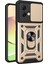 Motorola Moto G84 5g Kılıf Sürgülü Lens Kapağı Pc + Tpu Ayaklı Cep Telefonu Kılıfı-Altın (Yurt Dışından) 1