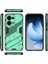 Oppo RENO13 5g (Global) Kılıf Pc + Tpu Darbeye Dayanıklı Telefon Kılıfı Kickstand Ile-Yeşil (Yurt Dışından) 5