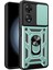 Oppo A58 4g Kılıf Sürgülü Lens Kapağı Pc+Tpu Kickstand Kapağı-Yeşil (Yurt Dışından) 1