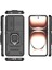 Oppo RENO12 5g (Global) Kılıf Kickstand Pc + Tpu Telefon Kabuğu Lens Kapağı ile - Siyah (Yurt Dışından) 5