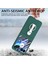 Motorola Razr 40 Ultra 5g Kılıf Halka Kickstand Pc Telefon Kılıfı Temperli Cam Arka Ekran Filmi-Koyu Yeşil (Yurt Dışından) 5