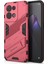 Oppo Reno8 5g (Küresel Sürüm)/oppo Reno8 5g Düşme Korumalı Sert Pc Darbeye Dayanıklı Tpu Çizilmez Telefon Kılıfı Kickstand Ile-Gül (Yurt Dışından) 1