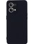 Oppo Reno8 4g Sıvı Silikon Telefon Kılıfı Yumuşak Astarlı Düşmeye Dayanıklı Kılıf Kayışlı-Siyah (Yurt Dışından) 3